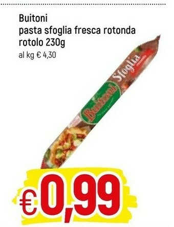 Famila Buitoni La Sfoglia Rotonda 230 G(ml) offerta