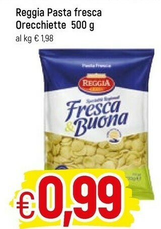 Famila Reggia Pasta Fresca Orecchiette offerta