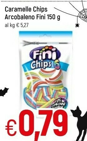 Famila Fini Caramelle Chips Arcobaleno offerta