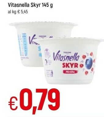 Famila Danone Vitasnella Skyr Mirtillo 145 G(ml) offerta