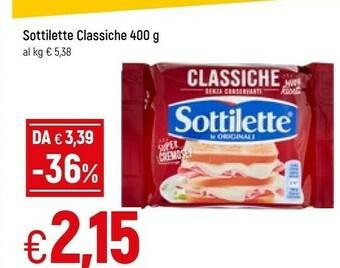 Famila Mondelez - Sottilette Le Originali Classiche 400 G(ml) offerta