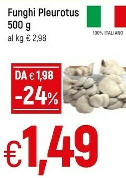 Funghi Pleurotus