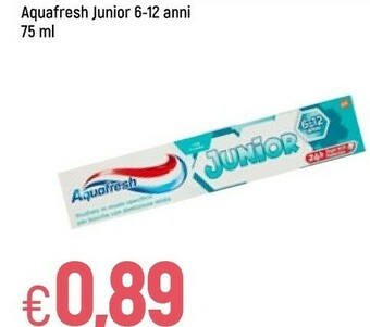 Famila Aquafresh Junior 6-12 Anni offerta