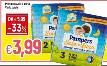Famila Pampers Sole E Luna offerta