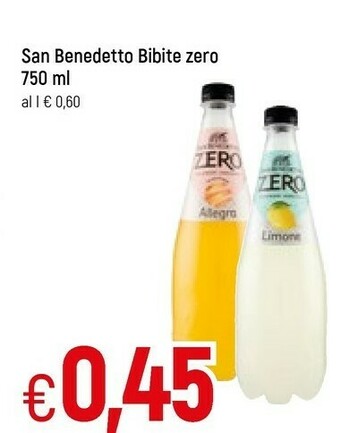 Famila San Benedetto Chinotto Zero 750 G(ml) offerta