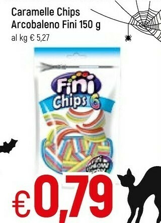 Fini Caramelle Chips Arcobaleno