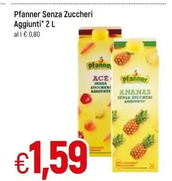Famila Pfanner Ace Senza Zuccheri Aggiunti 2000 G(ml) offerta