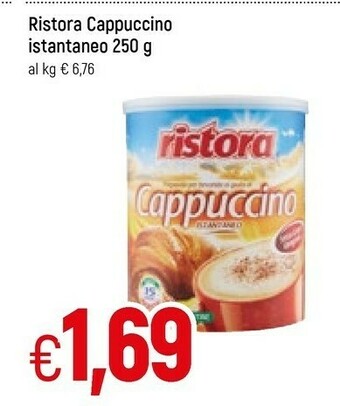 Famila Ristora Preparato Per Bevanda Al Gusto Cappuccino 250 G(ml) offerta
