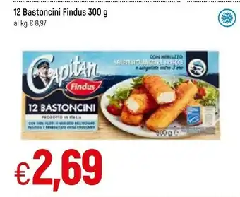 Famila Superstore Findus 12 Bastoncini Con 100% Filetti Di Merluzzo 300 G(ml) offerta