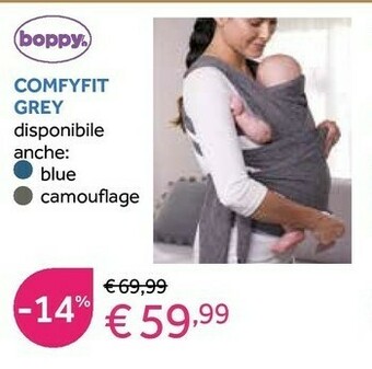Prenatal Boppy Comfyfit Grey offerta