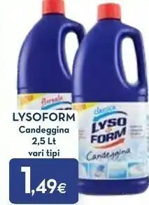 Proshop Lysoform Candeggina offerta