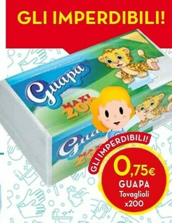Proshop Guapa Tovaglioli offerta