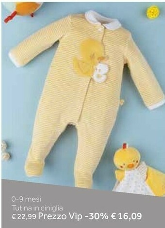 Prenatal 0-9 Mesi Tutina In Ciniglia offerta