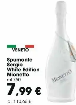 Carrefour Market Mionetto Sergio White Edition 750ml offerta