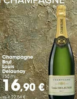 Carrefour Market Louis Delaunay Champagne Brut offerta