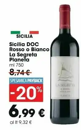 Planeta La Segreta Sicilia 750 G(ml)