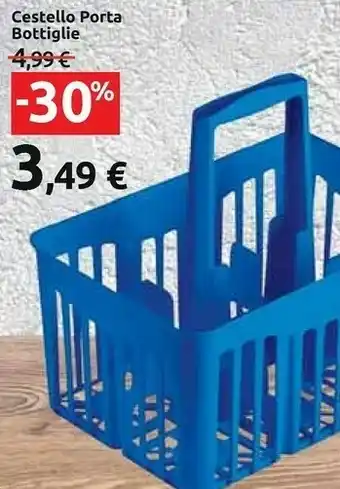 Carrefour Cestello Porta Bottiglie offerta