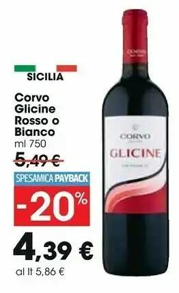 Carrefour Corvo Glicine 750 G(ml) offerta
