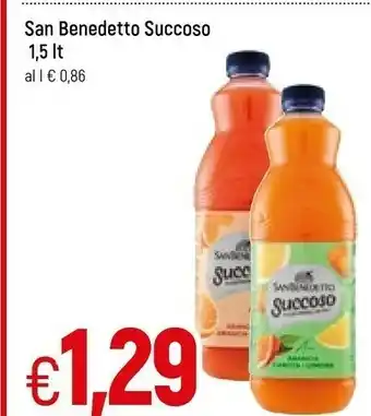 Galassia San Benedetto Succoso Gusto Frutti Rossi 1500 G(ml) offerta