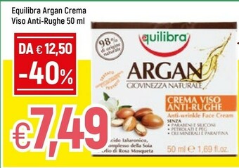 Galassia Equilibria Argan Crema Viso Anti-rughe offerta