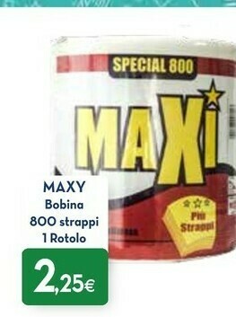Proshop Maxi Bobina offerta