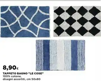 Coop Tappeto Bagno Le Cose 100% Cotone offerta