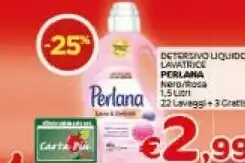 Crai Perlana Detersivo Liquido Lavatrice offerta