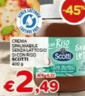 Crai Scotti Crema Spalmabile Senza Lattosio offerta