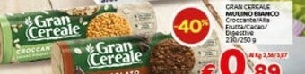 Crai Mulino Bianco Croccante Con Riso Gran Cereale 230 G(ml) offerta