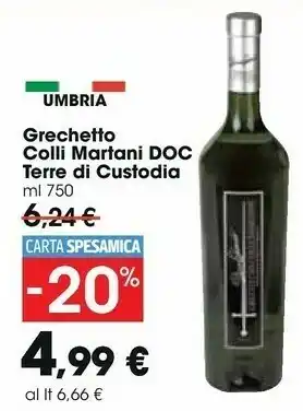 Terre Di Custodia Grechetto Colli Martani Doc