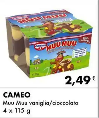 Iper Tosano CAMEO Muu Muu vaniglia/cioccolato 4 x 115 g offerta