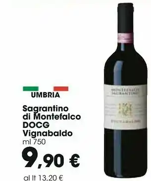 Carrefour Market Vignabaldo - Montefalco Sagrantino DOCG 750 G(ml) offerta