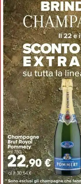 Carrefour Market Pommery Champagne 750 G(ml) offerta