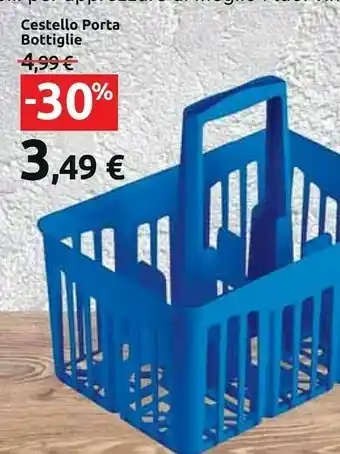 Carrefour Market Cestello Porta Bottiglie offerta