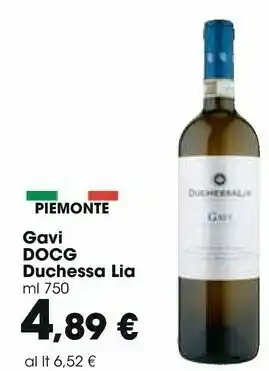 Duchessa lia Gavi Docg 750 Ml