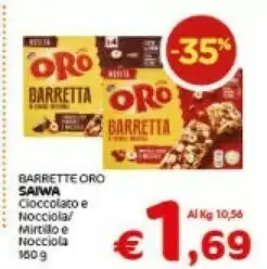 Crai Saiwa Barrette Oro offerta