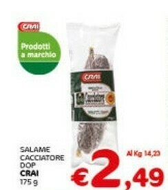 Crai Crai - Salame Cacciatore 175 G offerta
