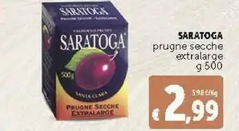 Deco Supermercati Saratoga Prugne offerta