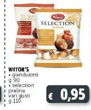 Deco Supermercati Witor's Cioccolatini offerta