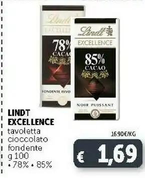 Deco Supermercati Lindt Cioccolato offerta