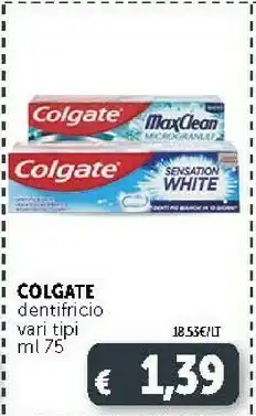 Colgate Dentifricio