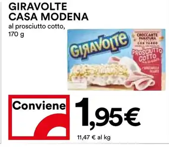 GIRAVOLTE CASA MODENA al prosciutto cotto, 170 g