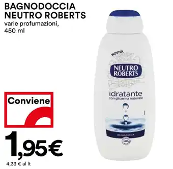 Coop BAGNODOCCIA NEUTRO ROBERTS varie profumazioni, 450 ml offerta