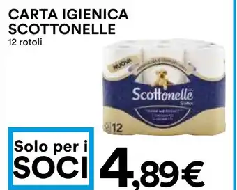 Coop CARTA IGIENICA SCOTTONELLE 12 rotoli offerta