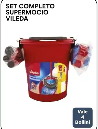 Coop SET COMPLETO SUPERMOCIO VILEDA offerta