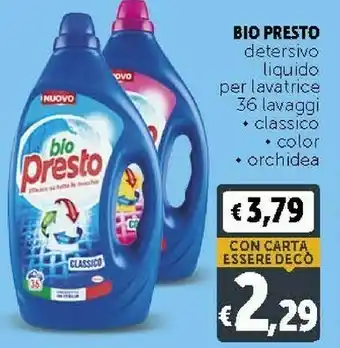 Deco Supermercati Presto Detersivo lavatrice offerta