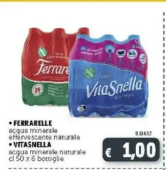 Deco Supermercati Ferrarelle Acqua offerta