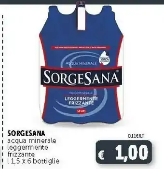 Deco Supermercati Sorgesana Acqua offerta