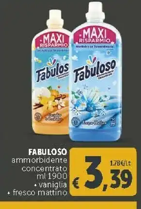 Deco Supermercati Fabuloso Ammorbidente offerta