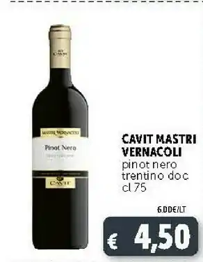Deco Supermercati Cavit Vino rosso offerta